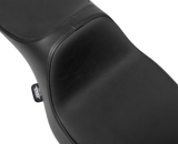 DRAG SPECIALTIES SEATS Extended Reach Predator III Set - Smooth - Vinyl - FLH/FLT '23-'24 4705A