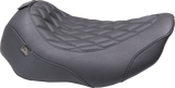 MUSTANG Wide Tripper™ Seat - Solo - Black Stitching - FLT/FLH '23-'25 89503