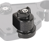 THRASHIN SUPPLY CO. Cover Steering Lock - Gloss Weave Carbon Fiber TSC-3033-0