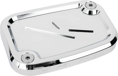 THRASHIN SUPPLY CO. Master Cylinder Cover - Brake - Front - Chrome TSC-3176-3