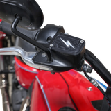THRASHIN SUPPLY CO. Master Cylinder Cover - Brake - Front - Black/Twice-Cut TSC-3176-4