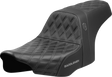 SADDLEMEN Pro Series SDC Performance Seat - Gray Stitching - w/o Backrest - FLT/FLH '23-'24 SC82307D2