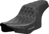 SADDLEMEN Pro Series SDC Performance Seat - Gray Stitching - w/o Backrest - FLT/FLH '23-'24 SC82307D2