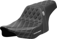 SADDLEMEN Pro Series SDC Performance Seat - Silver Stitching - w/o Backrest - FLT/FLH '23-'24 SC82307D5