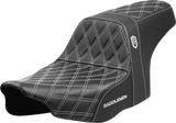 SADDLEMEN Pro Series SDC Performance Seat - White Stitching - w/o Backrest - FLT/FLH '23-'24 SC82307D6