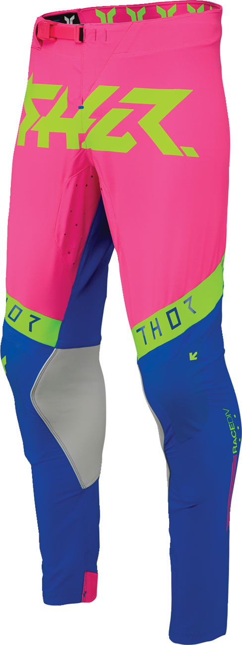 THOR Sportmode Flite Neon [LE] Pants - Neon Pink/Blue - US 34 2901-12403