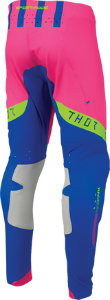 THOR Sportmode Flite Neon [LE] Pants - Neon Pink/Blue - US 34 2901-12403