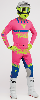 THOR Sportmode Flite Neon [LE] Pants - Neon Pink/Blue - US 34 2901-12403