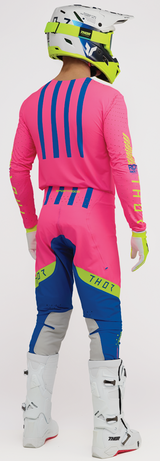 THOR Sportmode Flite Neon [LE] Pants - Neon Pink/Blue - US 34 2901-12403