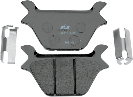 SBS Organic Base Rear Brake Pads - 669H.CT (Harley-Davidson FLSTC Heritage Softail Classic / FXSTC Softail Custom / FXSTS Springer Softail 1987–1999)