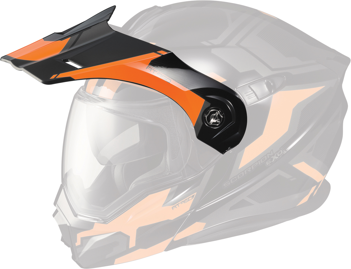 Scorpion - Exo At950 Helmet Peak Visor Ellwood Orange