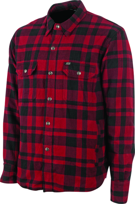 Speed and Strength Black 9 2.0 Moto Shirt Red - XL - Cycle City Outdoors