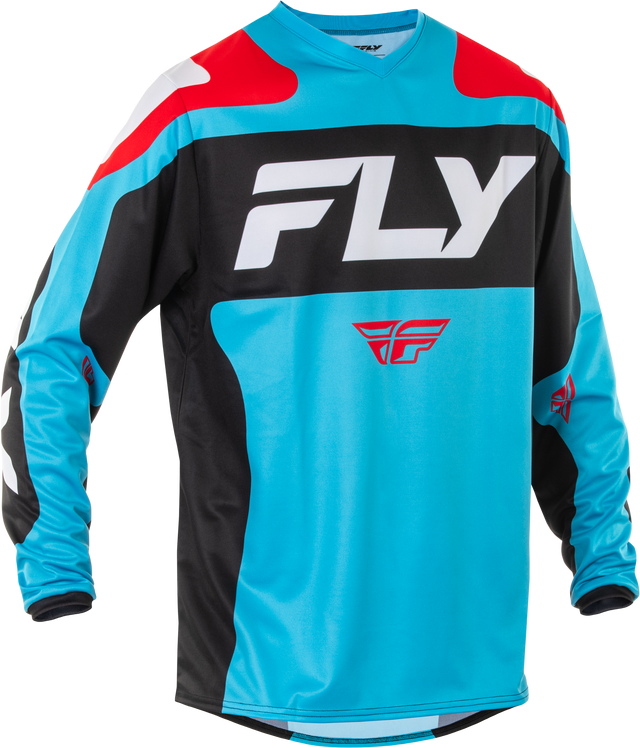 F 16 Jersey Cyan/Black/White Md - Cycle City Outdoors