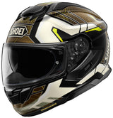 Shoei GT-Air 3 Hike Full-Face Motorcycle Helmet - Brown/White/Hi-Vis