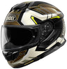 Shoei GT-Air 3 Hike Full-Face Motorcycle Helmet - Brown/White/Hi-Vis