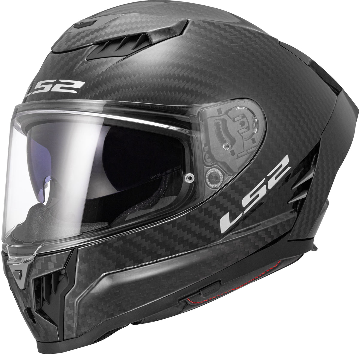 LS2 Dragon Carbon Full Face Street Helmet | Solid | Gloss Black | XS–3XL | 807-2001