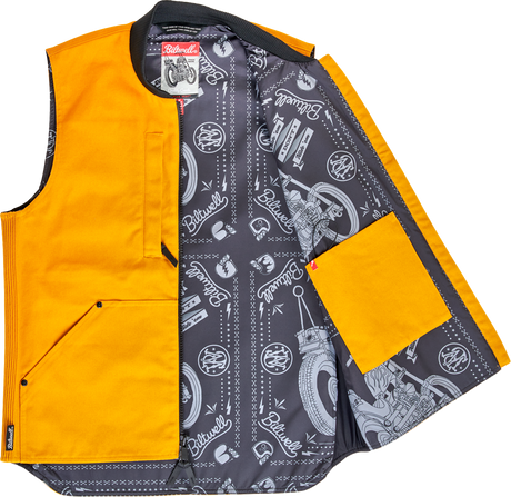 BILTWELL 4 Speed Vest - Gold - Large 8150-120-004