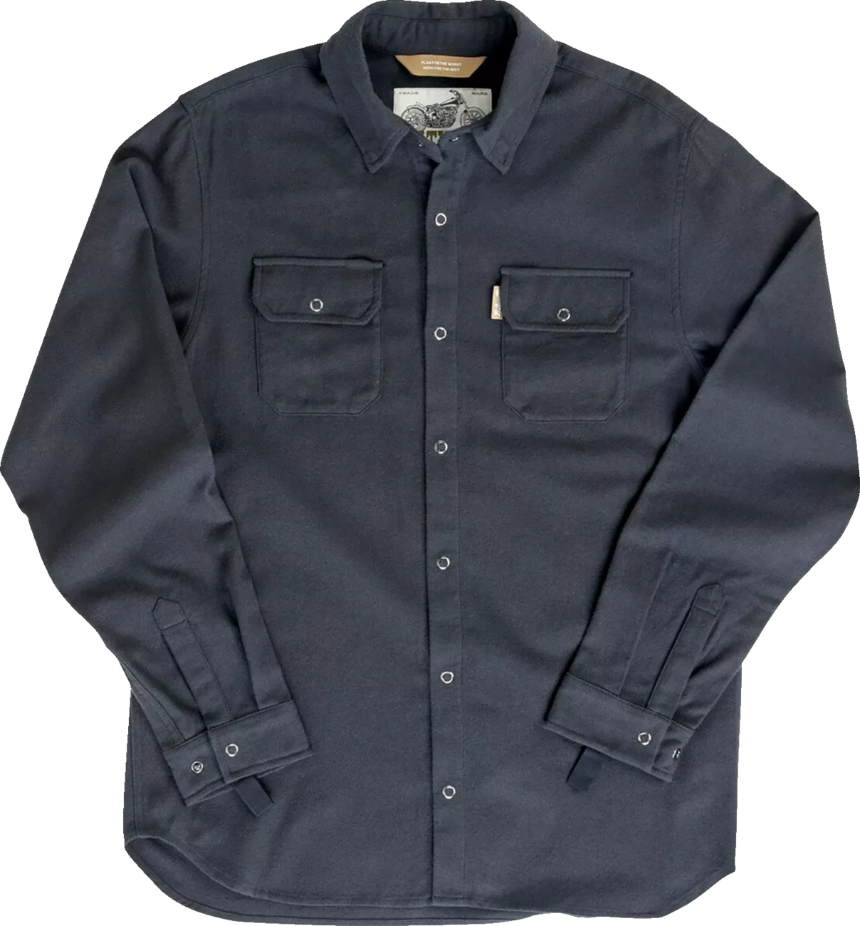 BILTWELL HI Test Flannel Shirt - Black - XL 8128-124-005