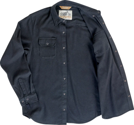 BILTWELL HI Test Flannel Shirt - Black - XL 8128-124-005
