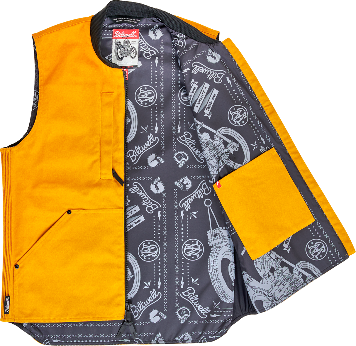 BILTWELL 4 Speed Vest - Gold - 2XL 8150-120-006