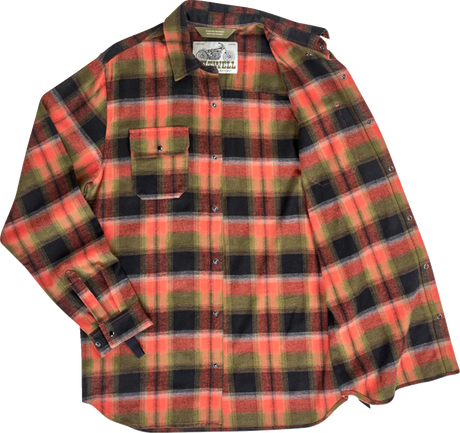 BILTWELL HI Test Flannel Shirt - Rust - Large 8128-125-004