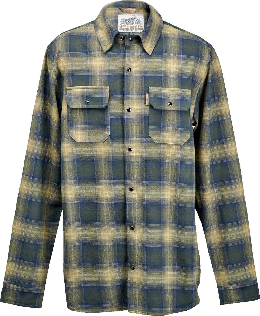 BILTWELL HI Test Flannel Shirt - Moss - Large 8128-126-004