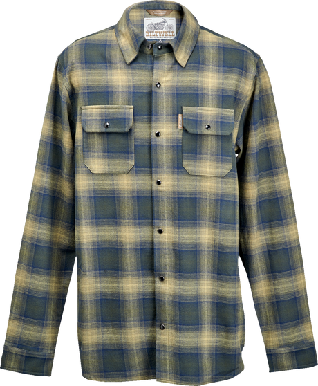 BILTWELL HI Test Flannel Shirt - Moss - 3XL 8128-126-007