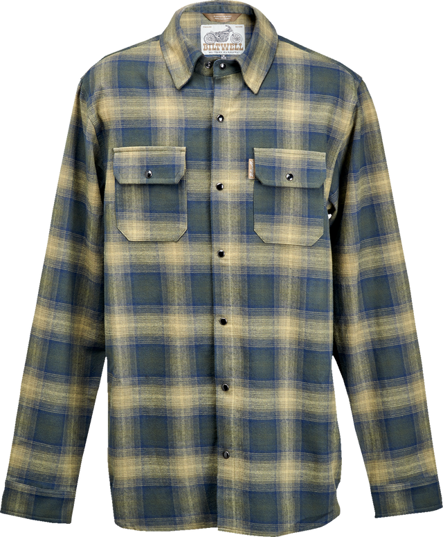 BILTWELL HI Test Flannel Shirt - Moss - 3XL 8128-126-007