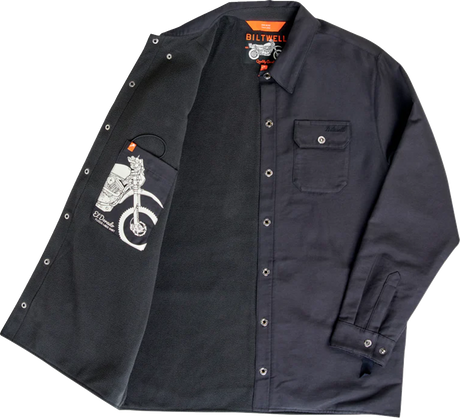 BILTWELL El Dorado Shirtjack - Black - Large 8129-121-004