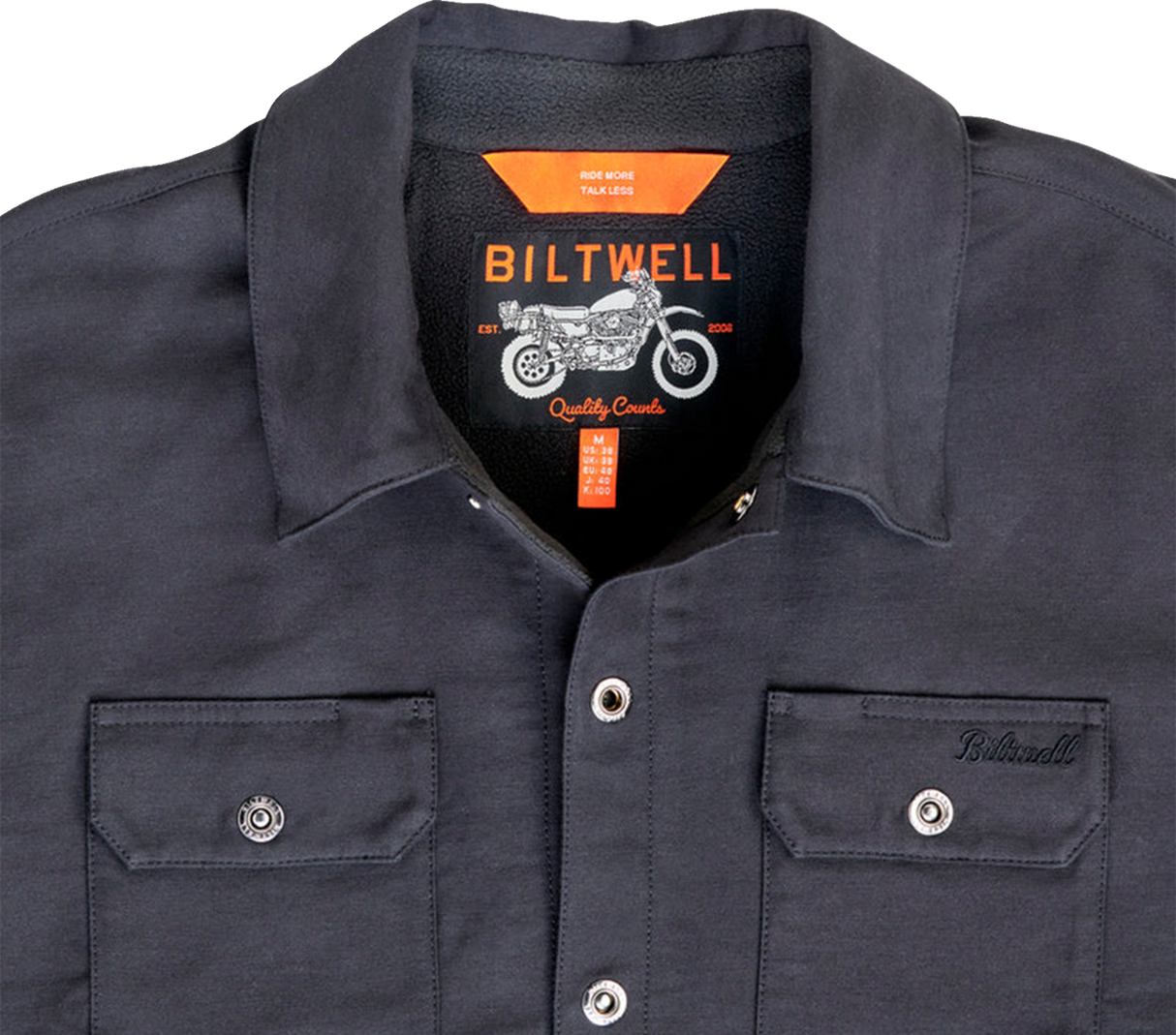 BILTWELL El Dorado Shirtjack - Black - 2XL 8129-121-006