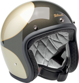 BILTWELL Bonanza Helmet - Scallop - Metallic Charcoal/Champagne - Medium 1001-589-203
