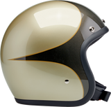 BILTWELL Bonanza Helmet - Scallop - Metallic Charcoal/Champagne - Medium 1001-589-203