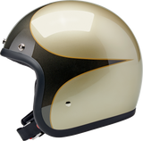 BILTWELL Bonanza Helmet - Scallop - Metallic Charcoal/Champagne - XL 1001-589-205