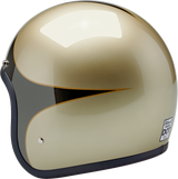 BILTWELL Bonanza Helmet - Scallop - Metallic Charcoal/Champagne - XL 1001-589-205