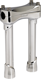 BILTWELL Murdock Handlebar Risers - 8" - Chrome 6403-105-08