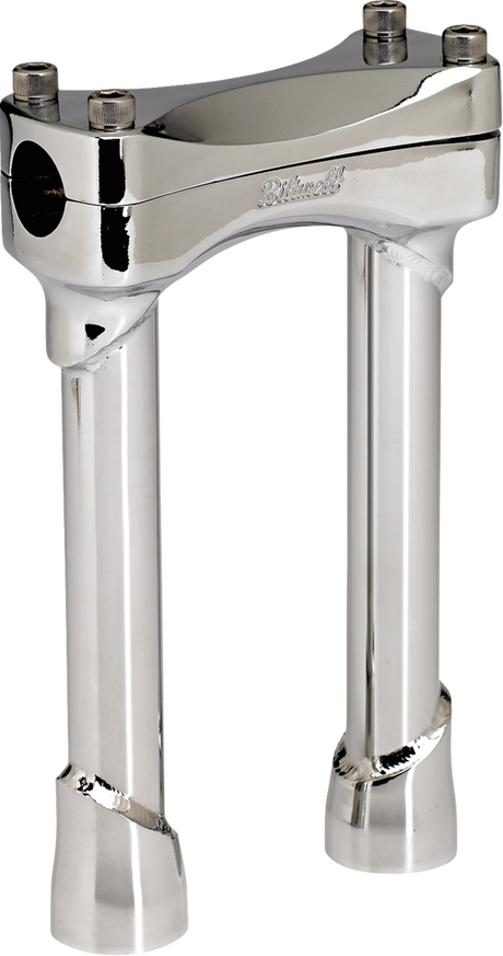 BILTWELL Murdock Handlebar Risers - 8" - Chrome 6403-105-08
