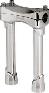 BILTWELL Murdock Handlebar Risers - 8" - Chrome 6403-105-08