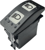 CUSTOM DYNAMICS Non-Interrupting 3-Position Lighted Rocker Switch - Shark Demon? 2 CD-OR-SWITCH