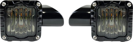 CUSTOM DYNAMICS Turn Signal - Shark Demon* - LED - Front - Smoke Lens SD-RG-FT-AW