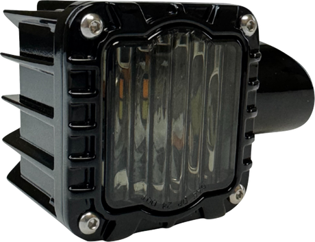 CUSTOM DYNAMICS Turn Signal - Shark Demon* - LED - Front - Smoke Lens SD-RG-FT-AW