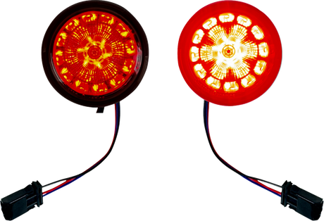 CUSTOM DYNAMICS ProBeam? Rear Turn Signal Inserts - LED - Smoke Lens PB-R-25JAE-S