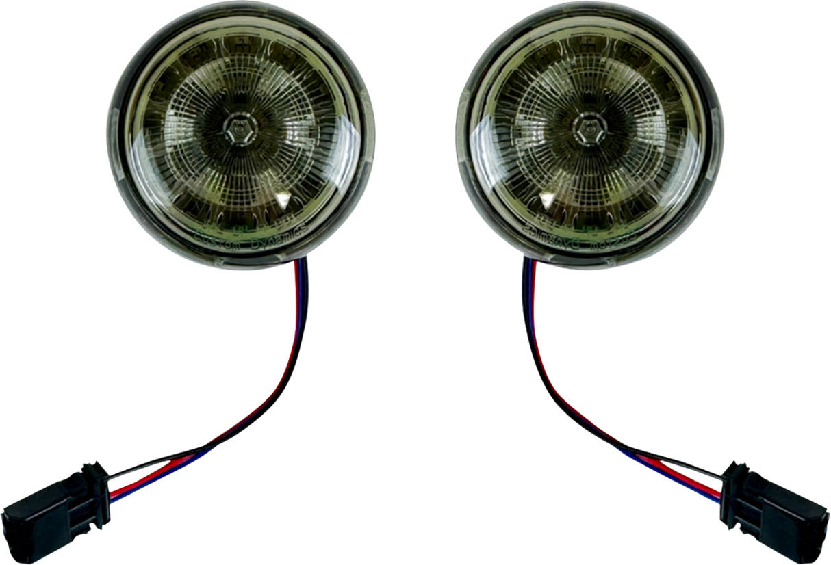 CUSTOM DYNAMICS ProBeam? Rear Turn Signal Inserts - LED - Smoke Lens PB-R-25JAE-S