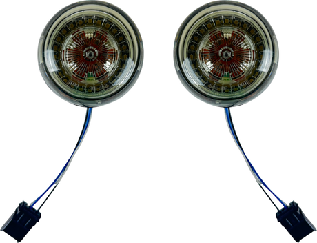 CUSTOM DYNAMICS ProBeam? Front Turn Signal Inserts - LED - Smoke Lens PB-AW-25JAE-S