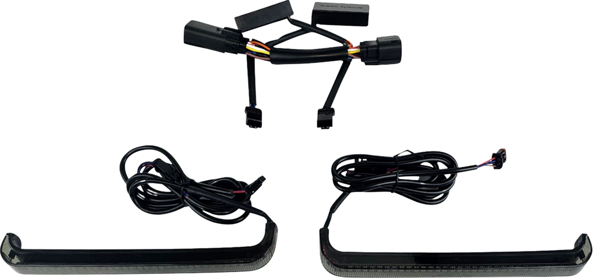 CUSTOM DYNAMICS Run/Turn/Brake Light - LED - Low-Profile - SaddleBag CD-LPDC-23-S