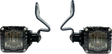 CUSTOM DYNAMICS Front Turn Signals - Shark Demon? - LED - Amber/White - Smoke SD-23RG-FT-AW?