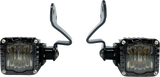 CUSTOM DYNAMICS Front Turn Signals - Shark Demon? - LED - Amber/White - Smoke SD-23RG-FT-AW?