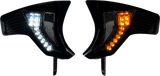 CUSTOM DYNAMICS Shark Demon? Turn Signal Vents - Smoke Lens SD-RG23-VTS-AW
