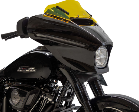 KLOCK WERKS Kolor Flare* Windshield - 6-1/2" - Yellow Ice - FLHX KWW-01-0738