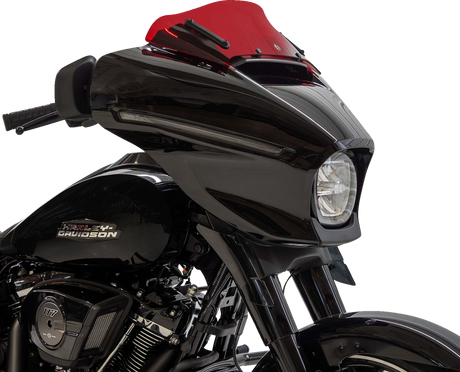 KLOCK WERKS Kolor Flare* Windshield - 6-1/2" - Red - FLHX KWW-01-0741
