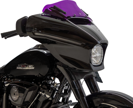 KLOCK WERKS Kolor Flare* Windshield - 6-1/2" - Purple - FLHX KWW-01-0746
